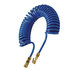 89HKC-25C by HALTEC - Tire Inflation System Hose - 25 ft., Blue Coil, with Coupler, CH-360OP Air Chuck