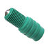 DS-1G by HALTEC - Tire Valve Stem Cap - Green, Double Seal, Flow-Through, 7/8" Length, -40°F to 250°F