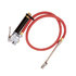 I-405-12LOM by HALTEC - Inflator Gauge - 12 ft. Hose Length, with CH-330-LO-OP-1 Lock-on Air Chuck