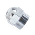 N-1202 by HALTEC - Tire Valve Stem Cap - Chrome-Plated, Hex, for Standard Bore Valves