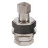 TV-6008C by HALTEC - Tire Valve Stem - Chrome, 9/16" Effective Length, Fits 0.456" or 0.625" Valve Holes