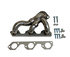 663409 by DAVICO - EXHAUST MANIFOLD W/EG6634