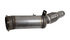 17546 by DAVICO - Exact-Fit Catalytic Converter - 21 in. Length, 2 O2 Sensors, Slip Fit Outlet, Gaskets Included