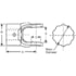 Dana Spicer 10-4-101 Power Take Off (PTO) End Yoke Power Take Off (PTO) Shaft End Yoke