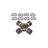 5-3614X by DANA - Universal Joint Non Greaseable 1330 Series; Coated Caps