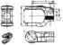 10-4-1001SX by DANA - 1000ST Series Steering Shaft End Yoke - 0.811-30 Based On 36 Spline