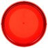 99220R by TRUCK-LITE - Beacon Light Lens - Round, Red, Polycarbonate, Replacement Lens for Strobes & Beacons (6811R, 6601R), Threaded Fit