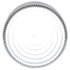 99221W by TRUCK-LITE - Round Replacement Lens - Clear, Polycarbonate, For Strobes & Beacons (6600W, 6810W), Threaded Fit