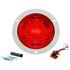 44103R by TRUCK-LITE - Super 44 Strobe Light - LED, 42 Diode, Round Red, Flange Mount, 12V