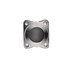 2-1-933 by DANA - Rectangular Flange Drive Shaft Companion Flange - Steel, Rectangular Flange, 4 Holes