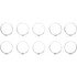 231438-6 by DANA - Drive Shaft Clamping Ring - Stainless Steel, 1.56 in. dia. Open, 0.02 in. Thick