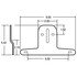 80722 by TRUCK-LITE - License Plate Light Bracket - For Shape Lights, Black Plastic, 2 Screw Mount, Submersible Trailer Lighting