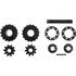 10005781 by DANA - Differential Carrier Gear Kit - TOYOTA 8 in., Steel, 30 Spline, with Washers