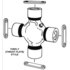 5-3260-1X by DANA - Universal Joint - Steel, Greaseable, Thrplt Style, D56 55 2 SeriesThrust Plate Style