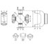 5-450X by DANA - Universal Joint Greaseable Bradley to 1610 Series BP X WB Style