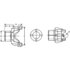 100-4-961-1X by DANA - PINION SHAFT END YOKE