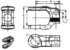 10-4-621SX by DANA - 1000ST Series Steering Shaft End Yoke - 0.813-18 Based On 36 Spline