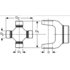 5-264X by DANA - Universal Joint - Steel, Greaseable, OSR Style, Rockwell 1FR-AG Series