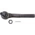 971714 by DANA - Steering Tie Rod - Left Side, 9.26 in. Length Rod End Socket Center, Dropped