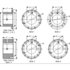 3-1-1013-12 by DANA - Circular Flange Drive Shaft Companion Flange - Steel, Circular Flange, 4 Holes