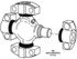 5-10111X by DANA - Universal Joint; Greaseable; Spicer Italcardano 10C Series Wing Style HWD x HWD