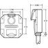 50805 by TRUCK-LITE - 50 Series Trailer Nosebox Assembly - 7 Solid Pin, Grey Polycarbonate, Surface Mount, Without Circuit Breakers