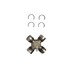 5-1301X by DANA - Universal Joint - Steel, Greaseable, ISR Style, 5380 Series