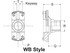 8.5C-4-51 by DANA - 8.5C Series Drive Shaft End Yoke - Steel, 15 Spline, WB Yoke Style, Splined Hole