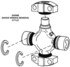 5-3264X by DANA - Universal Joint - Steel, Greaseable, ISR/WB Style, 2 ISR 2 LWT