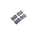 68399102AB by MOPAR - Disc Brake Pad Set