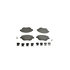 68190118AC by MOPAR - Disc Brake Pad Set - Front, For 2012-2019 Fiat 500