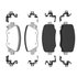 68273101AC by MOPAR - Disc Brake Pad Set - For 2015-2023 Jeep Cherokee