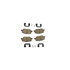 68404783AA by MOPAR - Disc Brake Pad Set - Front