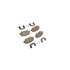 68404783AA by MOPAR - Disc Brake Pad Set - Front