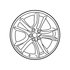 5PN35DX8AA by MOPAR - Wheel - Front or Rear, Alloy