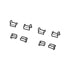 Mopar 68459899AA Disc Brake Pad Spring Kit Disc Brake Pad Spring Kit - For 2014-2023 Jeep Cherokee