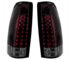 110546 by UNITED PACIFIC - Tail Light - LED, Smoked Lens, for 1988-1998 Chevy & GMC Truck