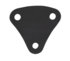 110703 by UNITED PACIFIC - Door Mirror Mounting Pad - Black, Rubber, For 1955-1959 Chevrolet and GMC Truck