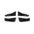 110930 by UNITED PACIFIC - Bumper Bracket - Rear, Black EDP, HD 9 ga. Steel, with Mounting Hardware
