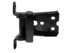 110968 by UNITED PACIFIC - Door Hinge - Lower, Steel, Black, Fits L/H or R/H, for 1980-1996 Ford Bronco & Truck