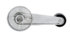110980 by UNITED PACIFIC - Window Crank Handle - Chrome, Zinc Casting, with Black Plastic Knob, for 1981-1986 Chevy & GMC Truck