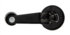 110981 by UNITED PACIFIC - Window Crank Handle - Black, Zinc Casting, with Black Plastic Knob, for 1981-1986 Chevy & GMC Truck
