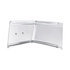 111009 by UNITED PACIFIC - Truck Cab Corner Molding - Rear, Right, Brushed Aluminum, with Chevrolet Bowtie