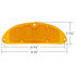 111036 by UNITED PACIFIC - Parking Light - Amber LED/Lens, 37 LEDs, Sequential, for 1955 Chevrolet Passenger Car