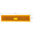 111092 by UNITED PACIFIC - Side Marker Light - Passenger Side, Plastic Rear Housing, Amber Lens, for 1980-1986 Ford Truck