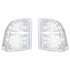 111110 by UNITED PACIFIC - Back Up Light - RH and LH, White LED/Clear Lens, 30 LEDs, with Bullseye Lens Pattern