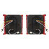 111112 by UNITED PACIFIC - Tail Light - RH and LH, 56 Red LEDs, 12 White LEDs for Back Up Light, with Trim