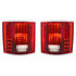111112 by UNITED PACIFIC - Tail Light - RH and LH, 56 Red LEDs, 12 White LEDs for Back Up Light, with Trim