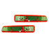 111116 by UNITED PACIFIC - Tail Light - RH and LH, 84 Sequential LEDs, with SS Trim, For 1969 Chevrolet Camaro