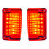 111117 by UNITED PACIFIC - Tail Light - RH and LH, Red Lens, 30 LEDs, For 1968-1969 Chevrolet El Camino